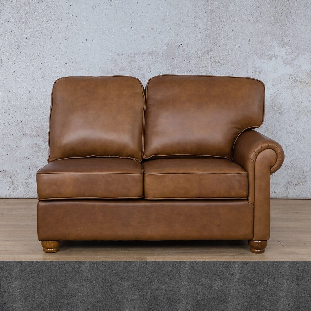 Salisbury Leather 2 Seater RHF Leather Sofa Leather Gallery 