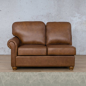 Salisbury Leather 2 Seater LHF Leather Sofa Leather Gallery 
