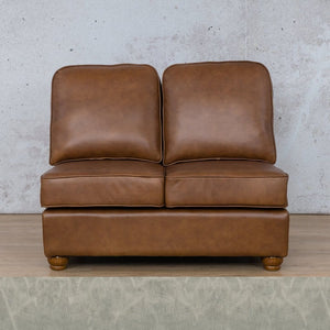 Salisbury Leather Armless 2 Seater Leather Sofa Leather Gallery 