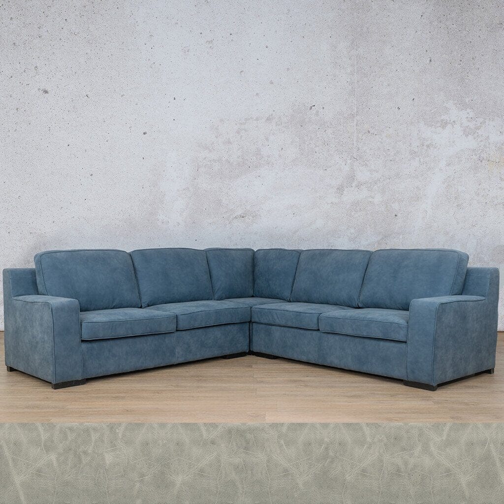 Rome Leather L-Sectional 5 Seater Leather Sectional Leather Gallery 