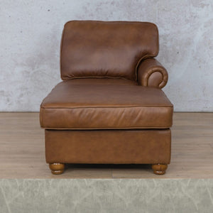 Salisbury Leather Chaise RHF Leather Armchair Leather Gallery 