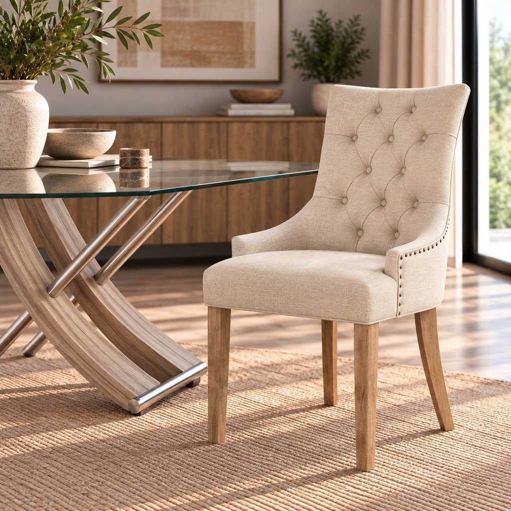 Duchess Carver Antique Natural Oak Dining Chair Dining Chair Leather Gallery