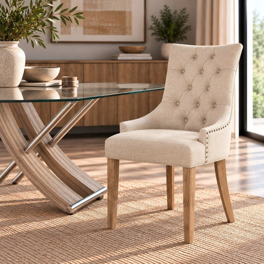 Duchess Carver Antique Natural Oak Dining Chair Dining Chair Leather Gallery