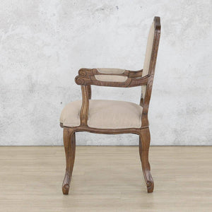 Duke Antique Dark Oak Carver Dining Chair Dining Chair Leather Gallery 