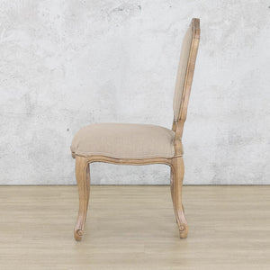 Duke Antique Natural Oak Dining Chair Dining Chair Leather Gallery 
