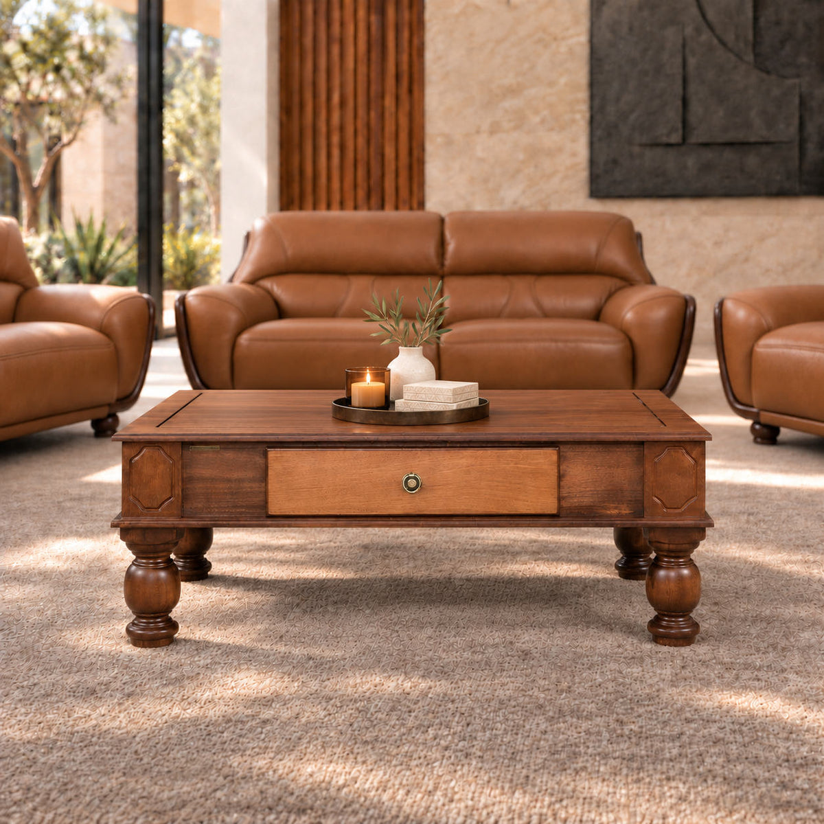 Dutch Saligna Walnut 1200 Coffee Table | Coffee Table Sets | Coffee Tables at Leather Gallery | Coffee Tables for sale | Modern Coffee Table | Coffee Tables | coffee tables south africa | rectangle coffee table | wood coffee table | small coffee table | Leather gallery furniture stores