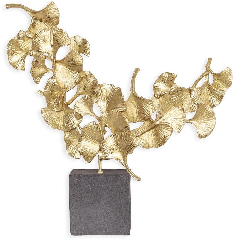 Elegant Ginkgo Sculpture Ornament Leather Gallery 