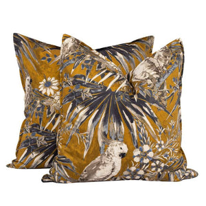 Edna Mimosa Cushion Cushion Leather Gallery 