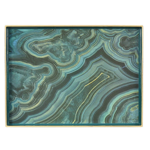 Effra Trays Blue Marbled Look Trays Leather Gallery 