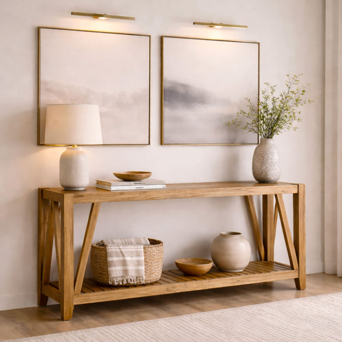 Table Severs Fairview Server - Antique Natural Oak Servers | Server Tables | server ...