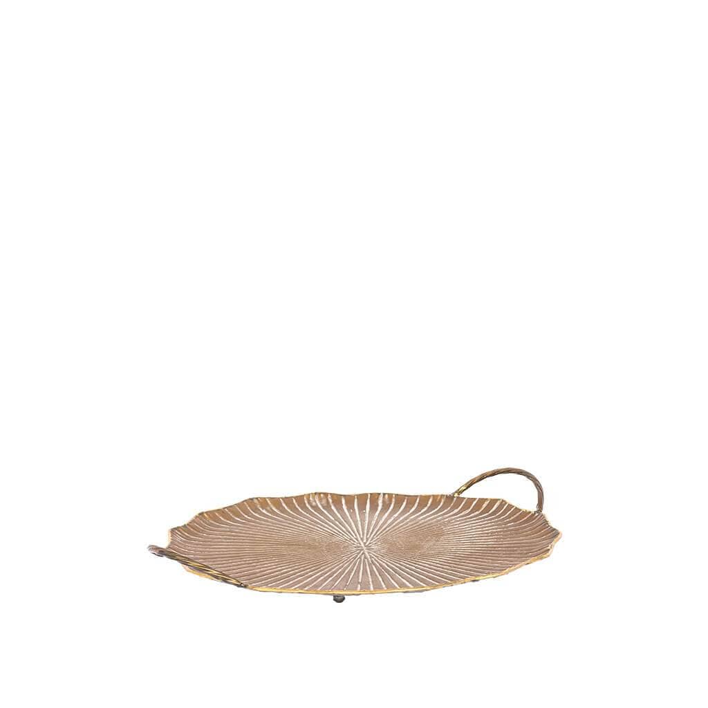 Faux Small Lotus Leaf Tray Trays Leather Gallery 