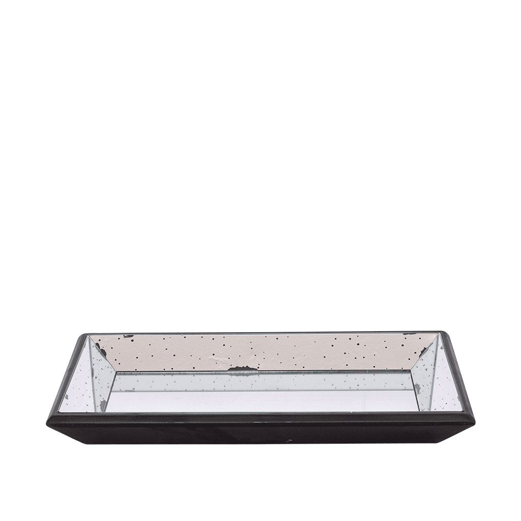 Faye Glass Tray Trays Leather Gallery 49.5cm x 5cm x 32.5cm 