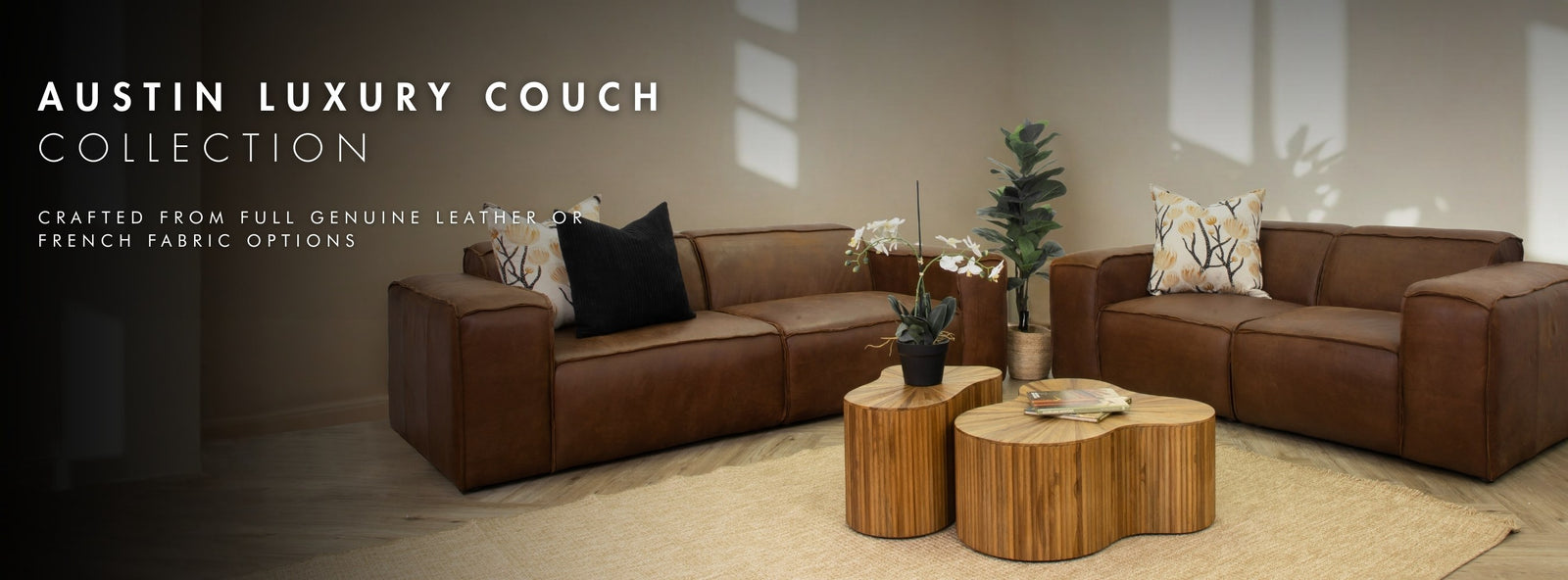 Leather couch, leather couch, brown leather couch