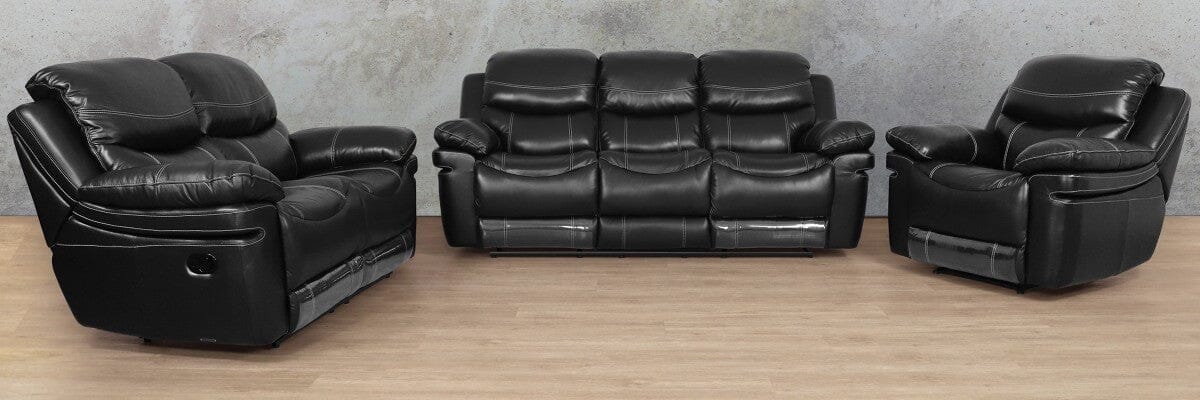 Geneva 3+2+1 Leather Recliner Suite Leather Recliner Leather Gallery 