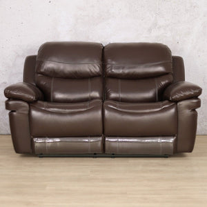 Geneva 2 Seater Leather Recliner Leather Recliner Leather Gallery Choc 