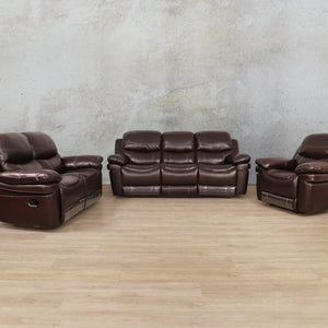 Geneva 3+2+1 Leather Recliner Suite - Available on Payment Plan Only Leather Recliner Leather Gallery 