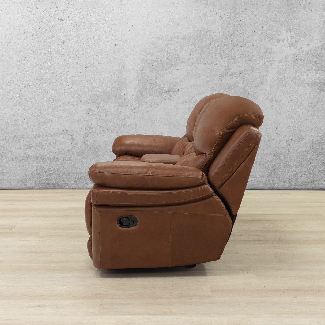 Geneva 2 Seater Home Theatre Leather Recliner Leather Recliner Leather Gallery | Imperial Royal Walnut