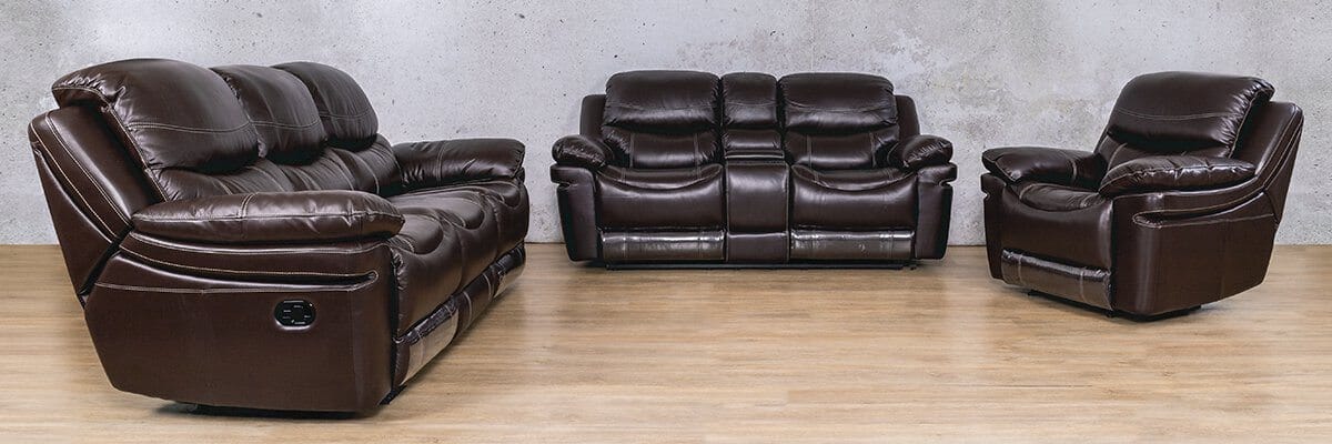 Geneva 3+2+1 Home Theatre Suite Leather Recliner Leather Gallery 