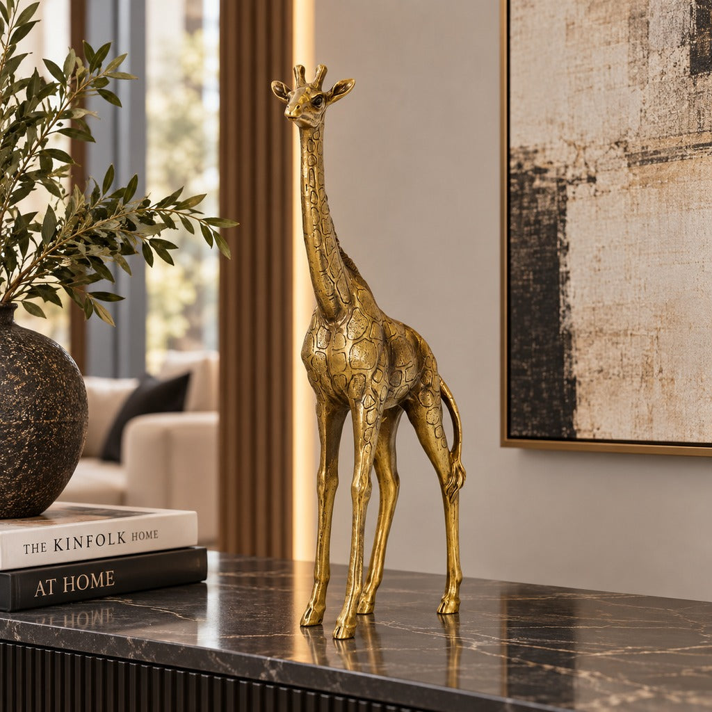 Giraffe Ornament | Leather Gallery Decor