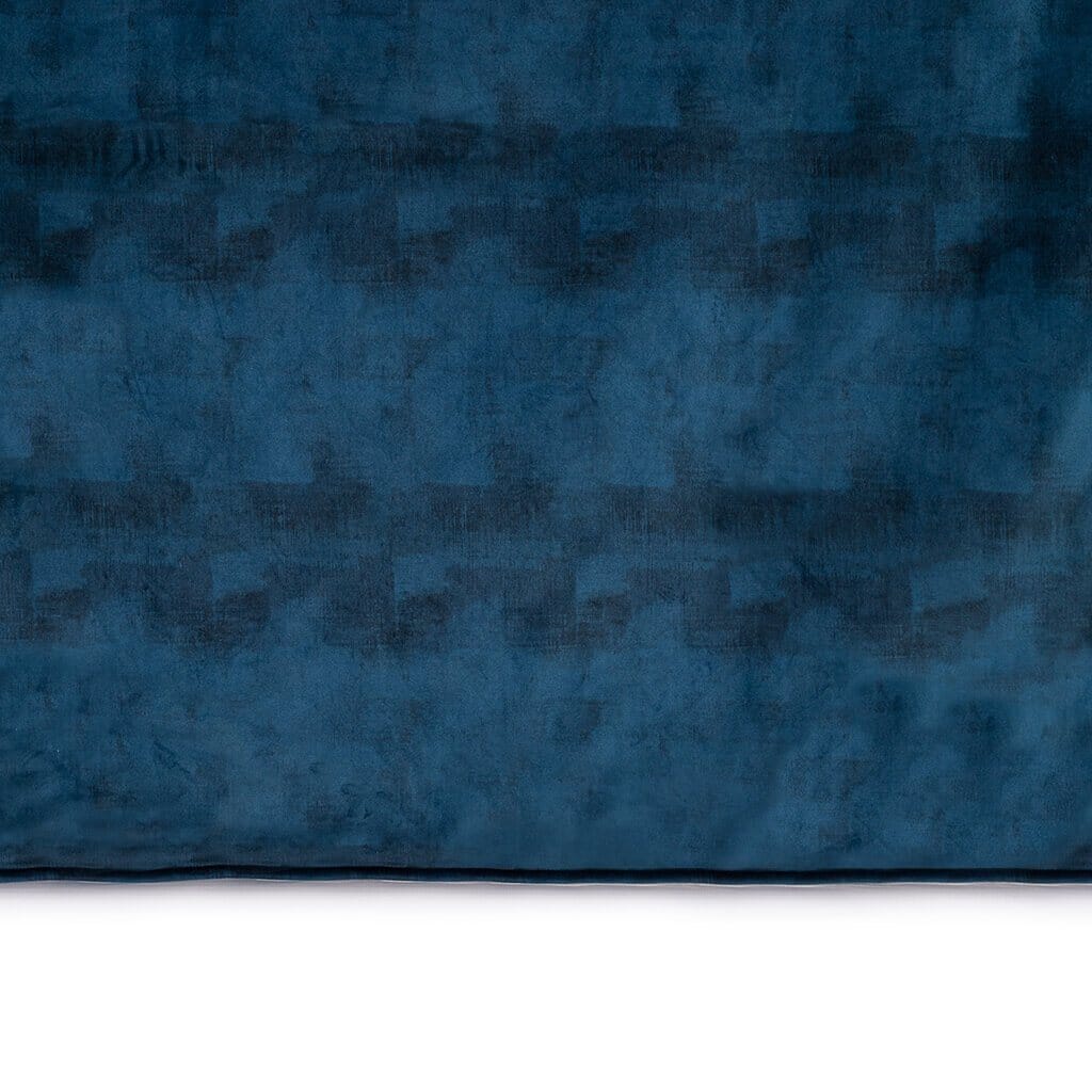 Harper Twilight Blue & Morning Mist Fabric Throw Throw Leather Gallery 