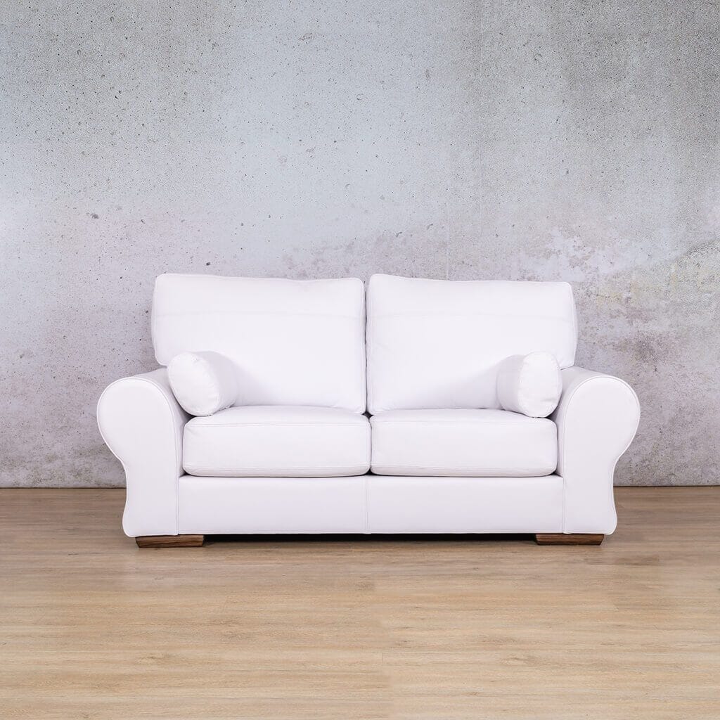 Carolina 2 Seater Leather Sofa Leather Sofa Leather Gallery Urban White 