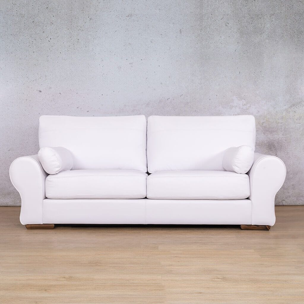 Carolina 3 Seater Leather Sofa Leather Sofa Leather Gallery Urban White 