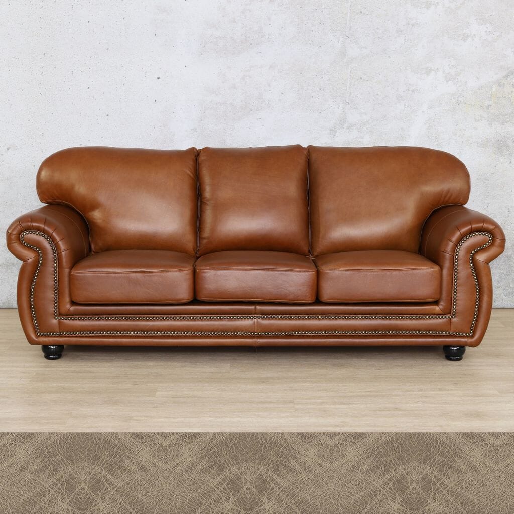 Isilo 3 Seater Leather Sofa Leather Sofa Leather Gallery Bedlam Taupe 