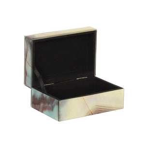 Ione Jewellery Box I - Grey Small File Box Leather Gallery 