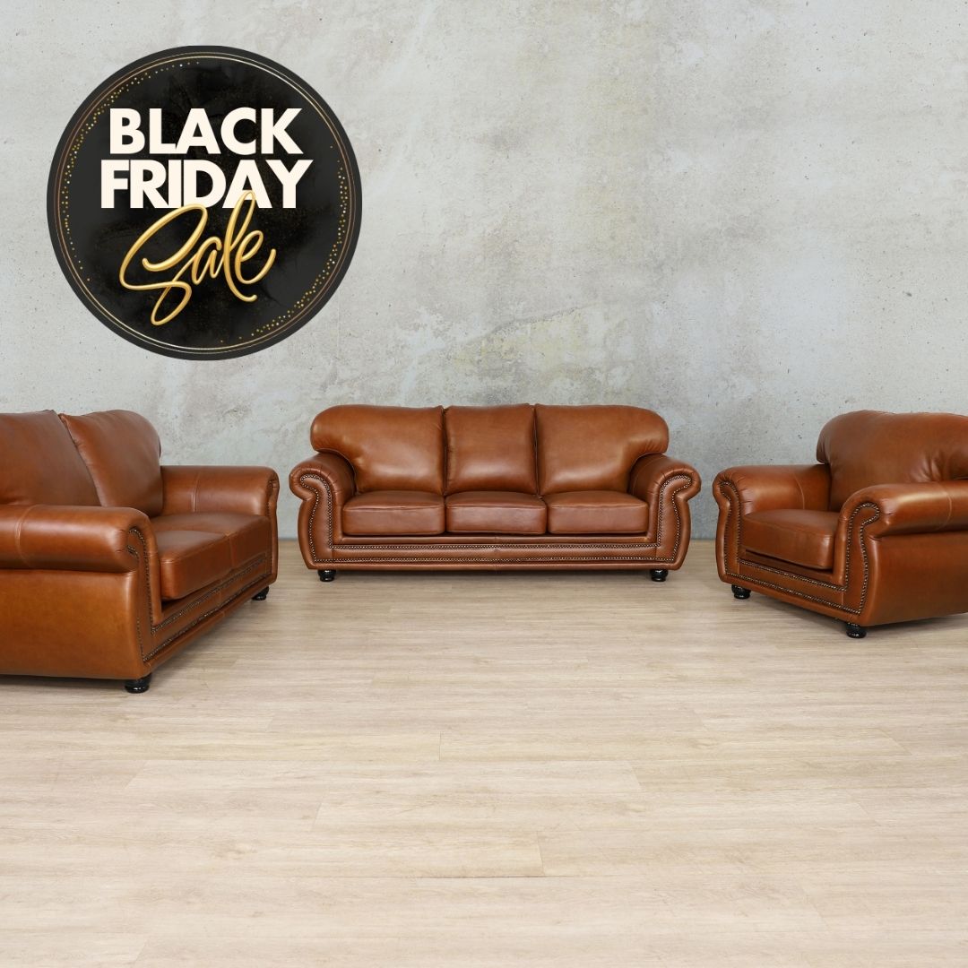 Isilo 3+2+1 Leather Sofa Suite - Available on Special Order Plan Only