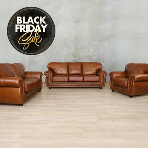 Isilo 3+2+1 Leather Sofa Suite - Available on Special Order Plan Only