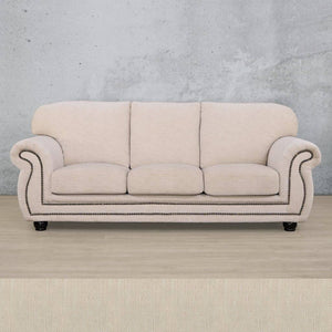 Isilo 3+2+1 Fabric Sofa Suite Lounge Suite Leather Gallery Frost Cream 