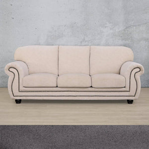 Isilo 3 Seater Fabric Sofa Fabric Sofa Leather Gallery Harbour Grey 