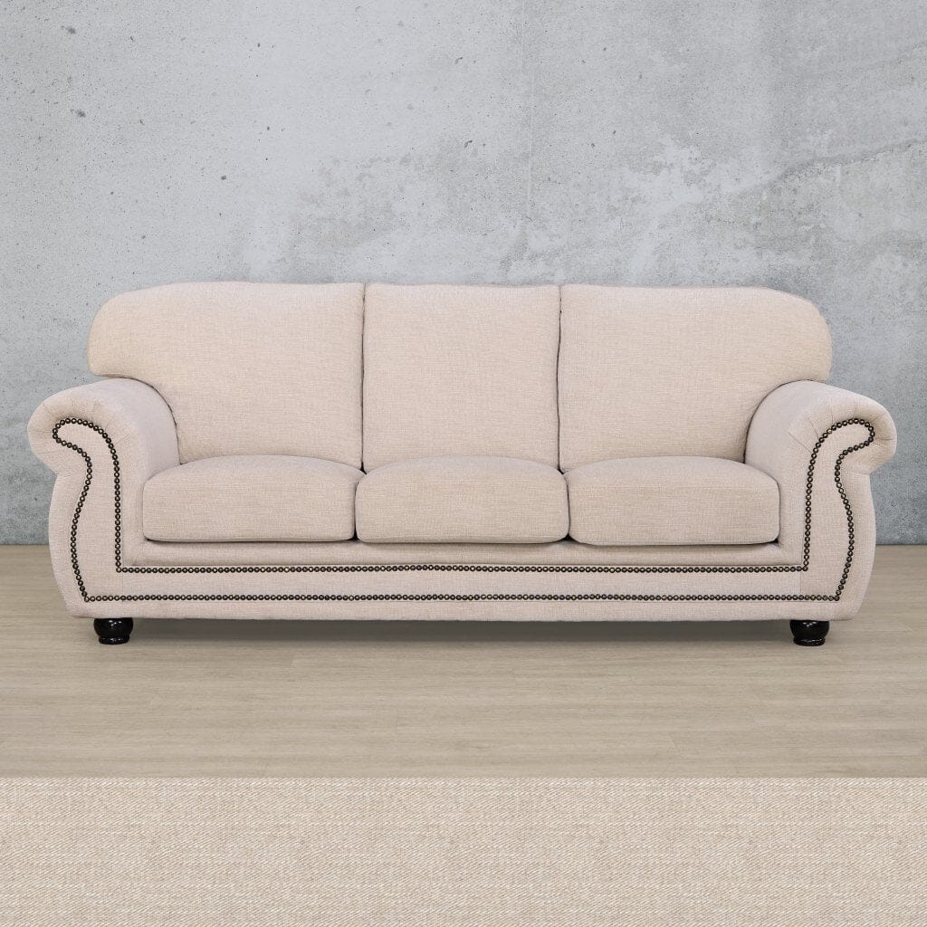 Isilo 3 Seater Fabric Sofa Fabric Sofa Leather Gallery Oyster 