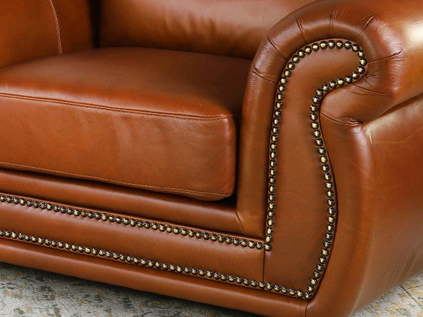 Top Grain Leather Upholstery