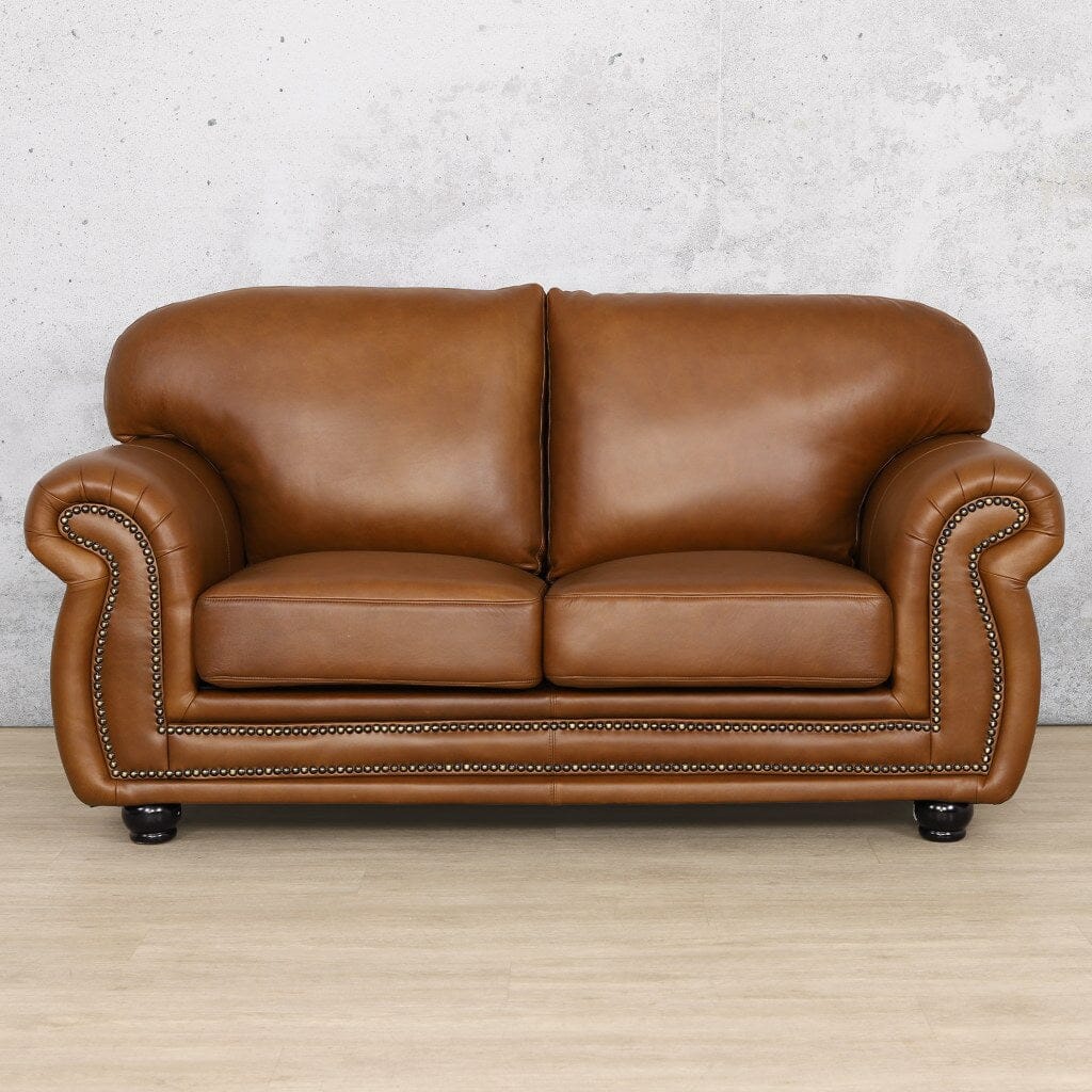 Isilo 2 Seater Leather Sofa Leather Sofa Leather Gallery Czar Pecan 