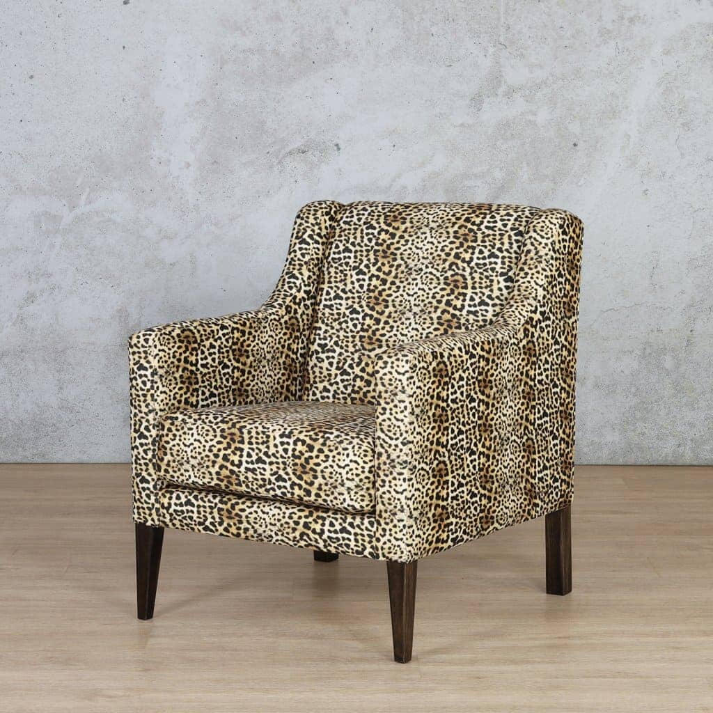 Julia Fabric Armchair - Safari Terra Fabric Armchair Leather Gallery 