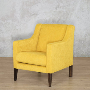 Julia Fabric Armchair - Moroccan Sun - Available on Special Order Plan Only Fabric Armchair Leather Gallery 