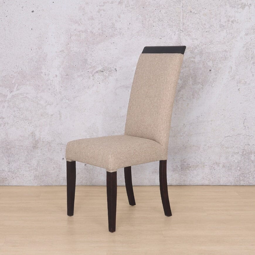 Urban Dark Mahogany Dining Chair Dining Chair Leather Gallery Kenya Sand 