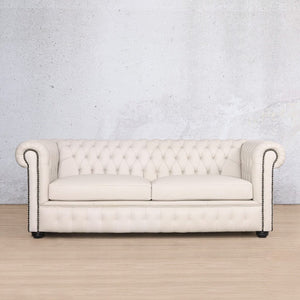 Kingston 3 Seater Leather Sofa Leather Sofa Leather Gallery Manatee Beige 