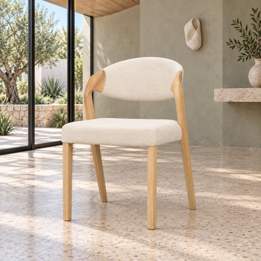 Keanu Fabric Dining Chair - Natural | Dining Chairs, dining chairs for round table, modern dining chairs south africa