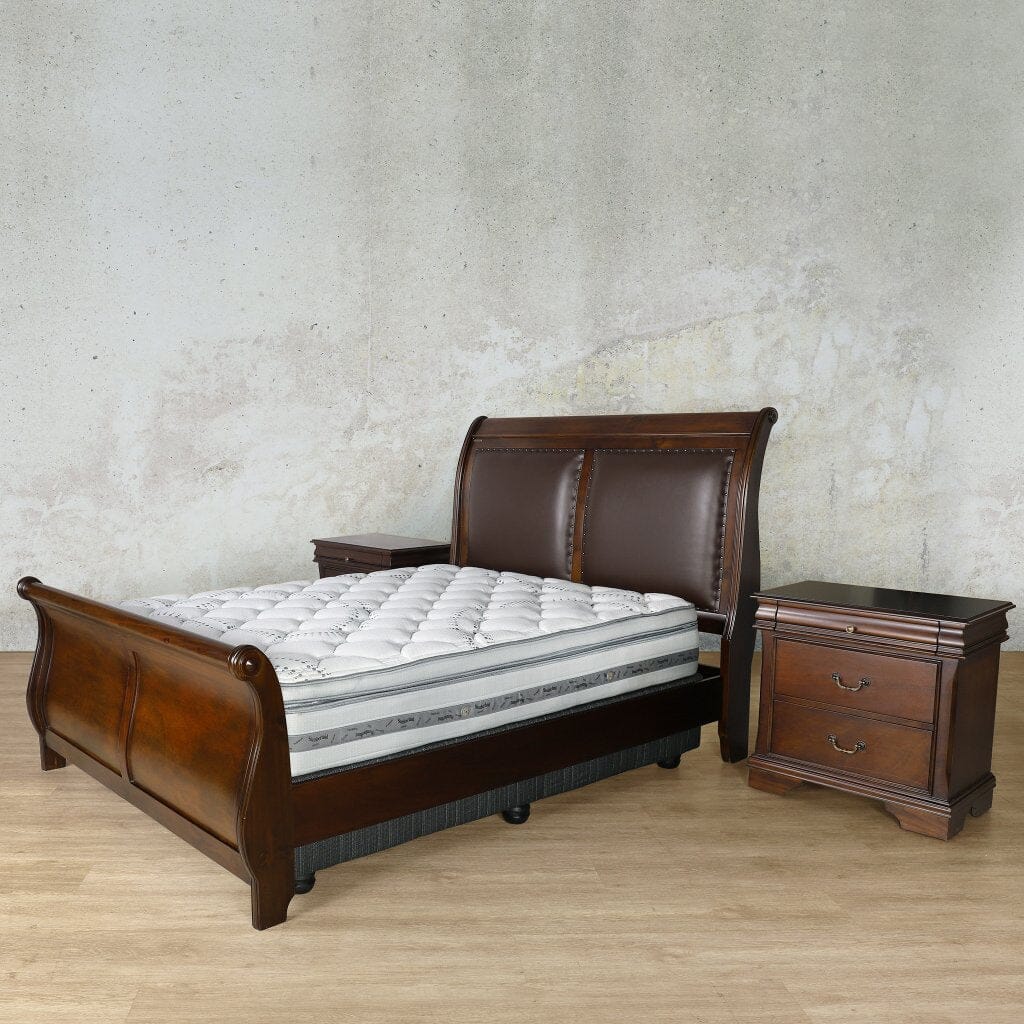 Kingsley 3 Piece Bedroom Set Bedroom Set Leather Gallery 