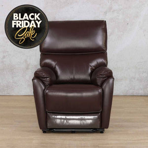 Kolbe Electric 1 Seater Leather Recliner - Black Friday Sale Leather Recliner Leather Gallery 