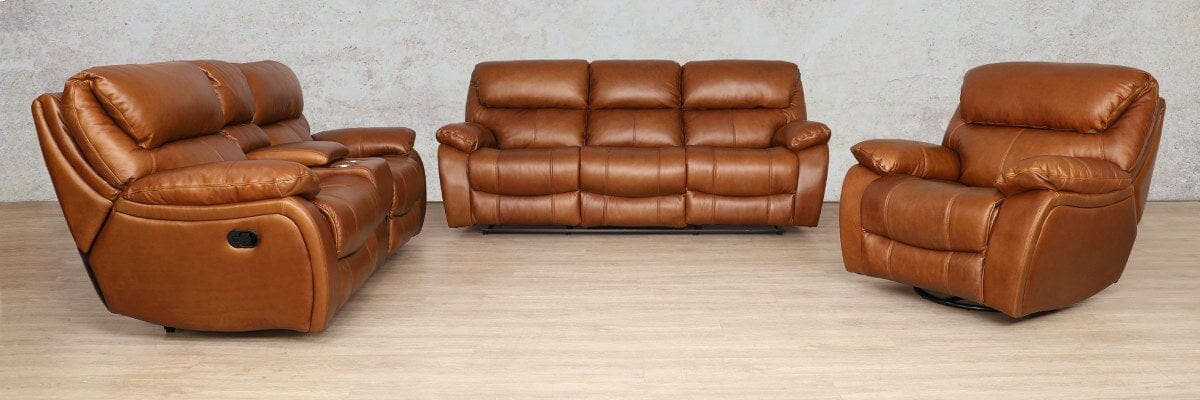 Kuta 3+2+1 Leather Recliner Home Theatre Suite - Available on Special Order Plan Only Leather Recliner Leather Gallery 