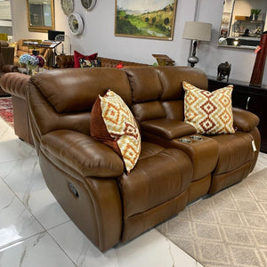 Kuta 2 Seater Home Theatre Leather Recliner - Warehouse Clearance Leather Recliner Leather Gallery 