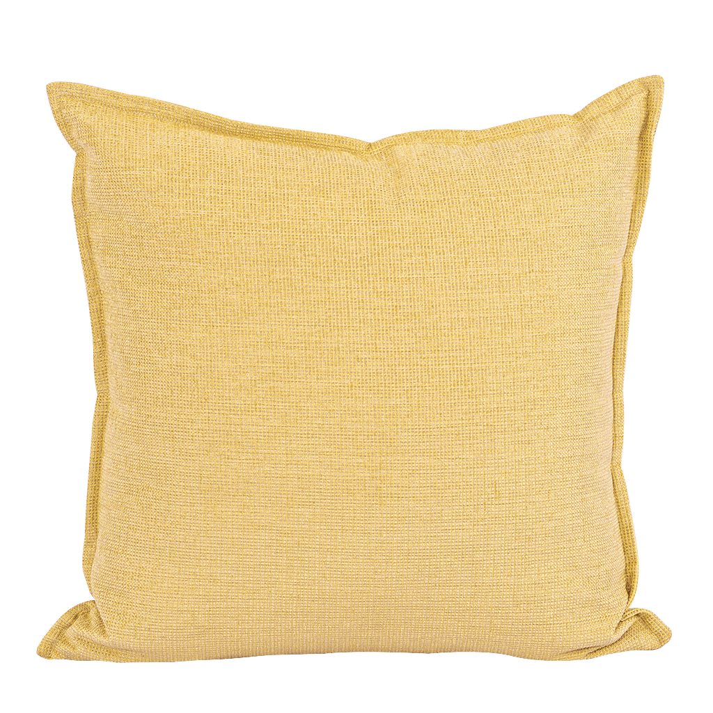 Lemon Yellow Cushion Cushion Leather Gallery 