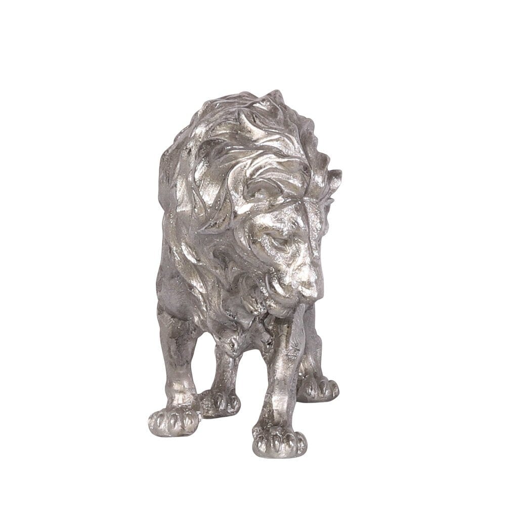 Lion Prowess Ornament - Silver Ornament Leather Gallery 