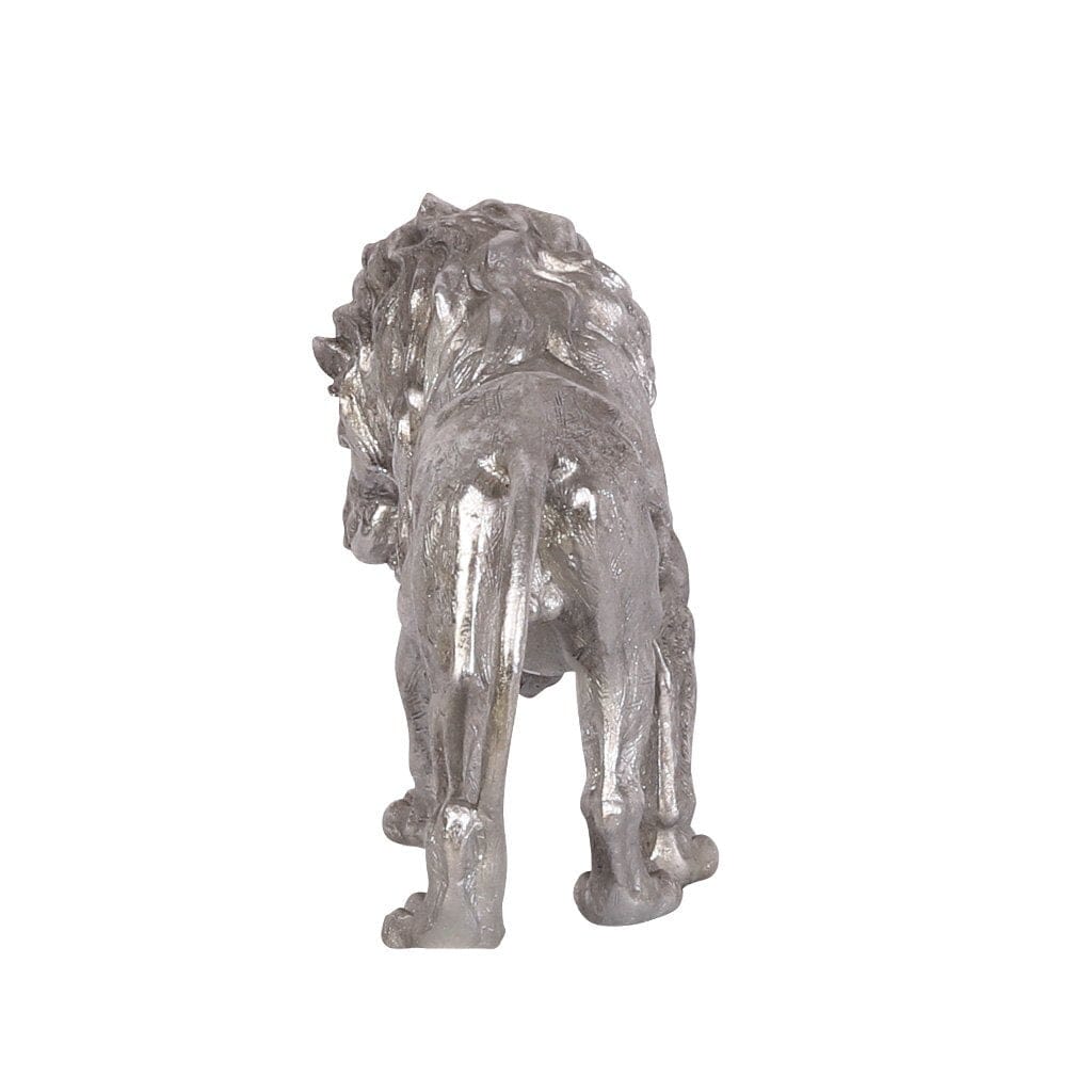 Lion Prowess Ornament - Silver Ornament Leather Gallery 