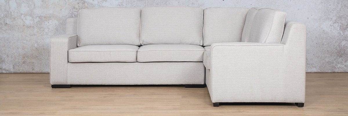 Rome Fabric L-Sectional 4 Seater - RHF - Available on Special Order Plan Only Fabric Corner Suite Leather Gallery 