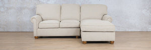 Salisbury Fabric Sofa Chaise Sectional - RHF Fabric Corner Suite Leather Gallery 