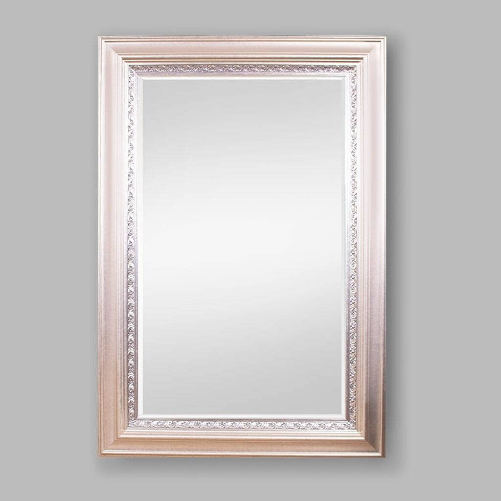 Monarch Beveled Silver Wall Mirror - 1251 x 1860MM Mirror Leather Gallery 1874 x 1265 mm 